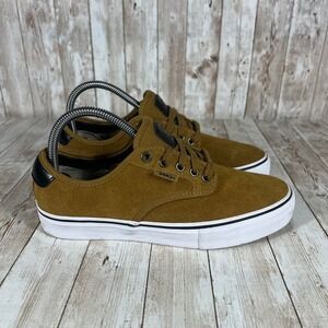 Vans chima Ferguson Brown Suede Low Top Skate Shoes‎ Men's 6.5 / Women's 8